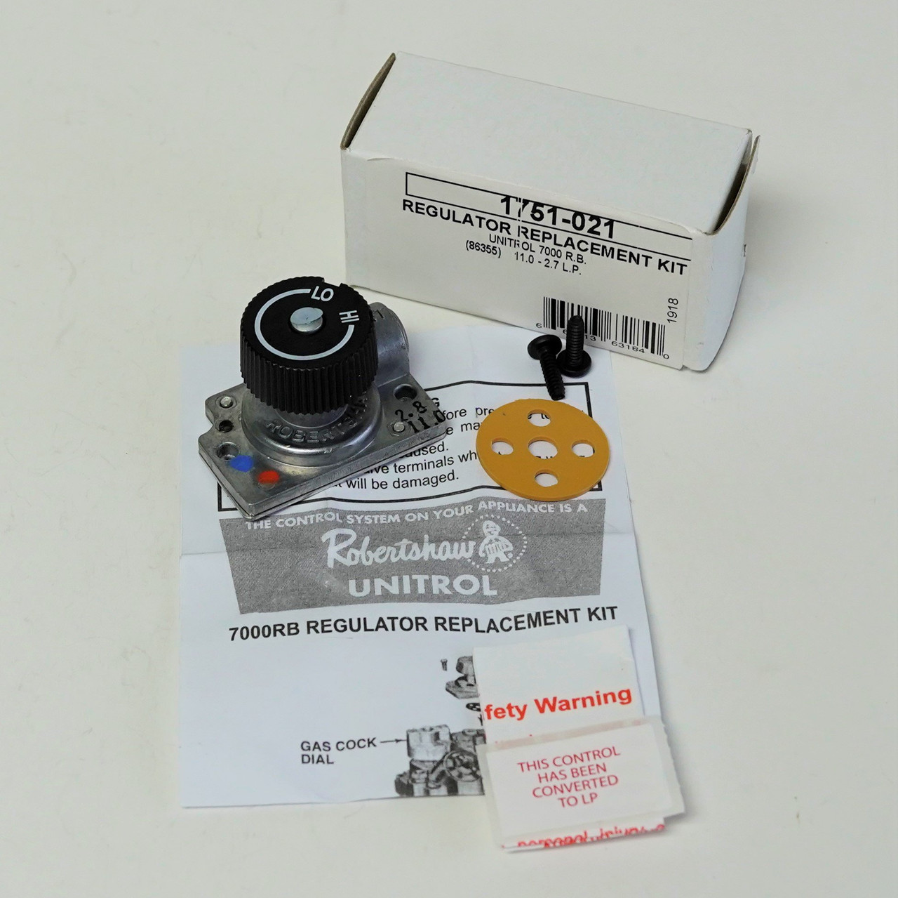 LP Gas Converstion Pressure Regulator Kit Replaces Robertshaw 1751-013 HVAC Part LP Gas Converstion Pressure Regulator Kit Replaces Robertshaw 1751-013 HVAC Part