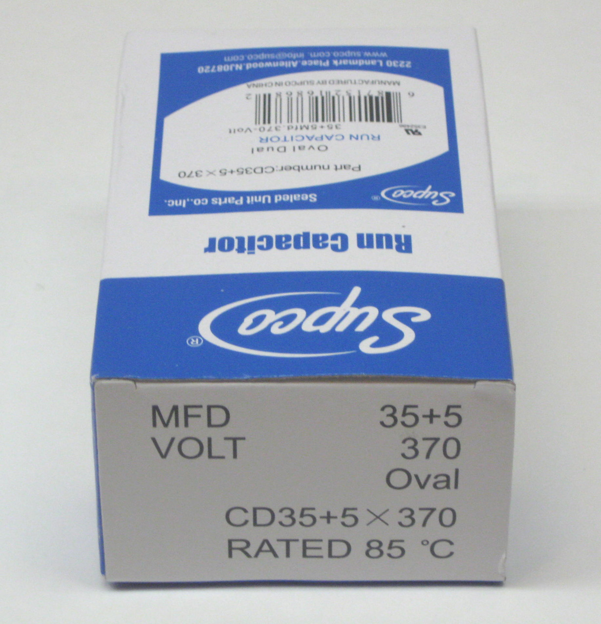 co★ Aerovox Z24S3740W05 - 35 + 5 uF MFD x 370 VAC Genteq