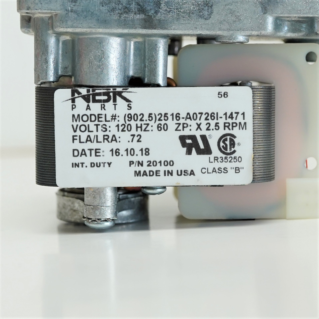 Pellet Stove Auger Motor for Drolet Supply Co 44126