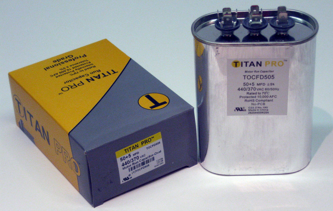 Titan Pro Run Capacitor 440 370 mccombssupply.com
