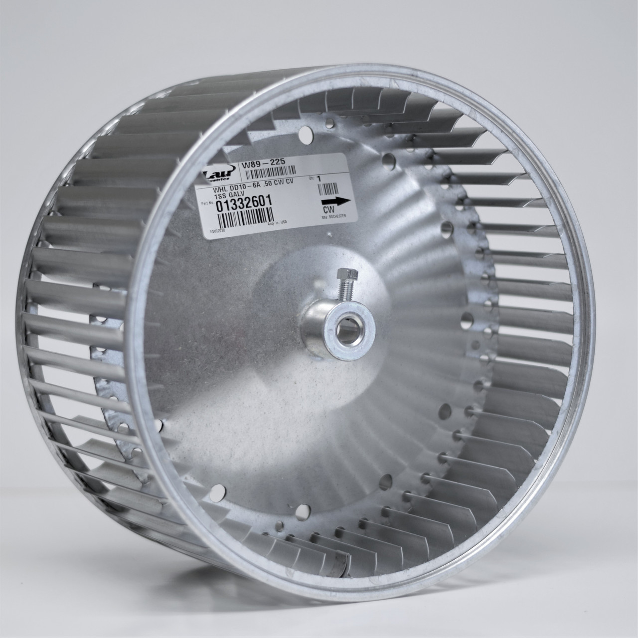 Lau Blower Wheel DD10-6 x 1/2, CW Convex | McCombs Supply