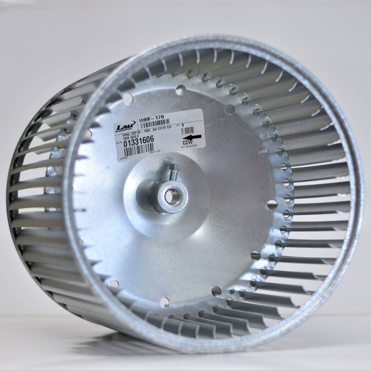 Lau Blower Wheel DD10-10 x 1/2 CCW | McCombs Supply | 013316-06
