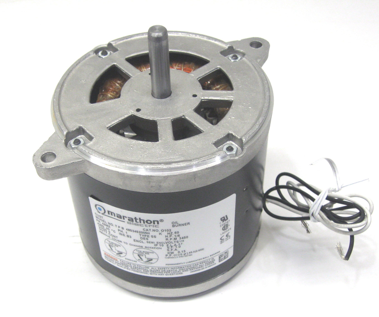 Marathon Electric Oil Burner Motor| McCombs Supply Co | O102