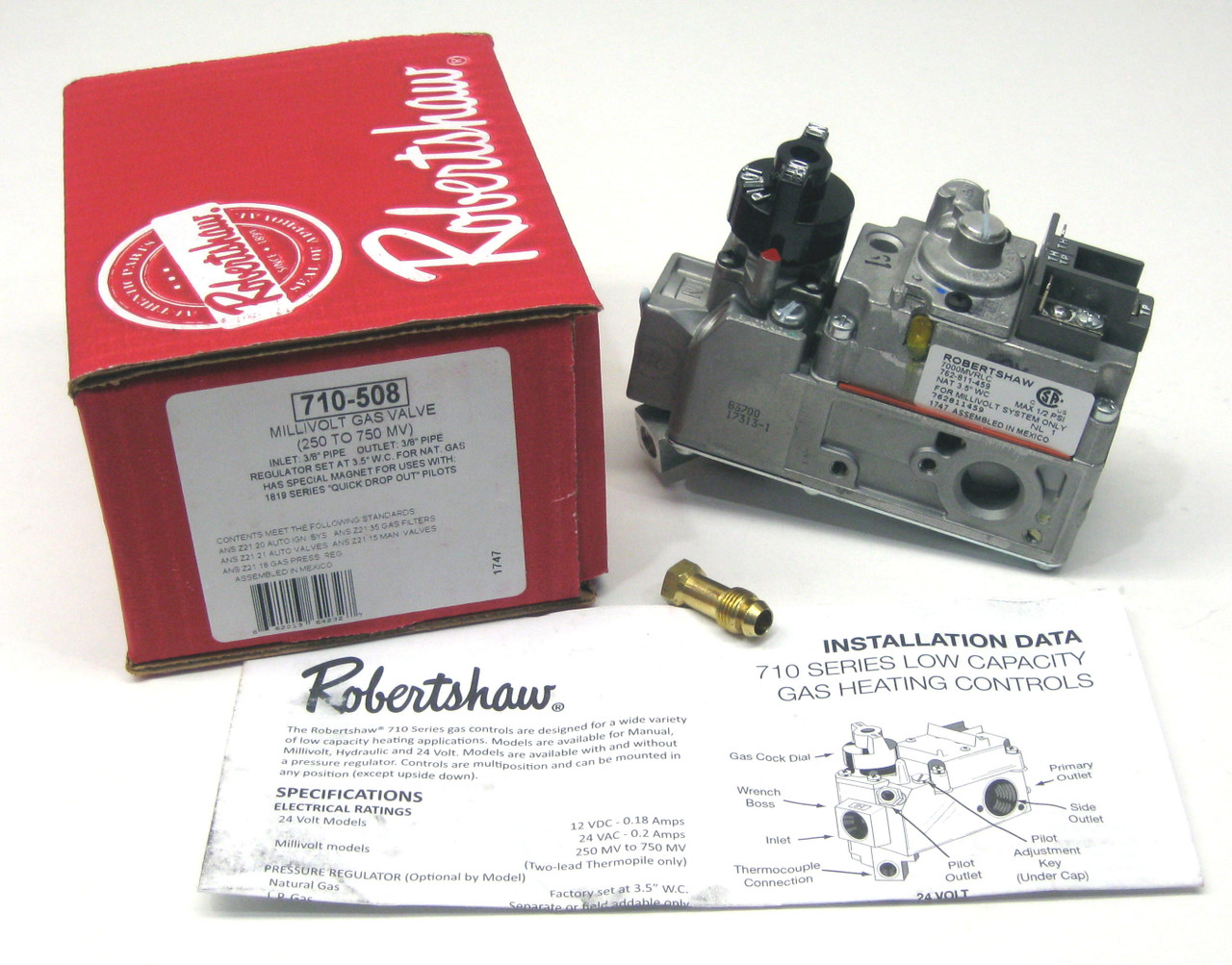 Robertshaw Millivolt Gas Valve Mccombs Supply Co 710 508