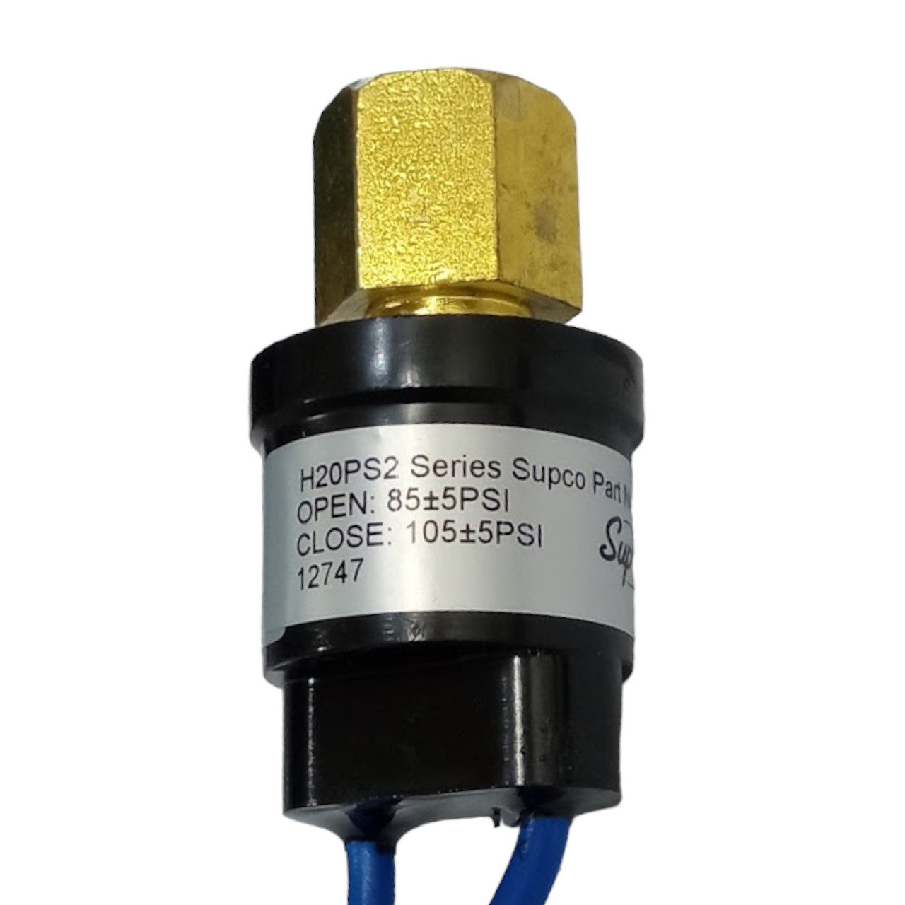 dsip socom254-p005 Supco SLP85105 Low Pressure Switch Open: 85 PSI Close: 105 PSI HVAC Refrigeration 5000 PSI Life @ Rated Load SureFire SOCOM RC4 Low Back