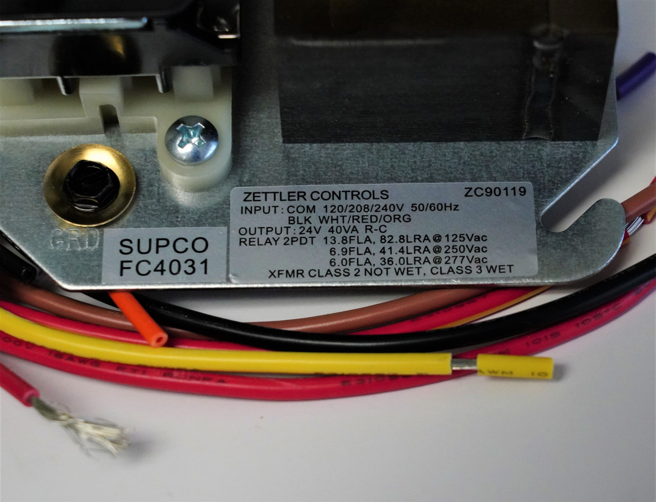 Supco Fan Center Relay Transformer Supply Co FC4013