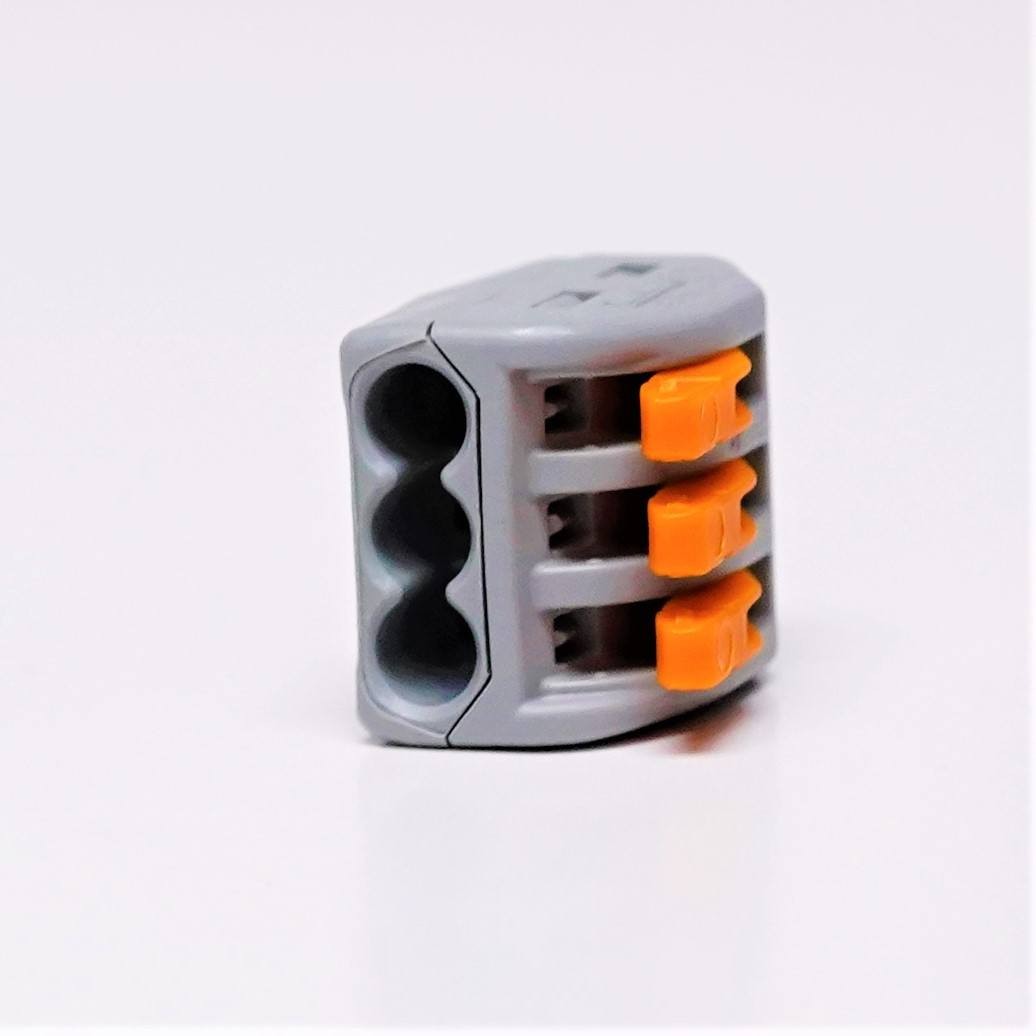 222-413 | Connettore A Leva WAGO, 3 Vie, Per Cavi 28 &rarr; 12 AWG