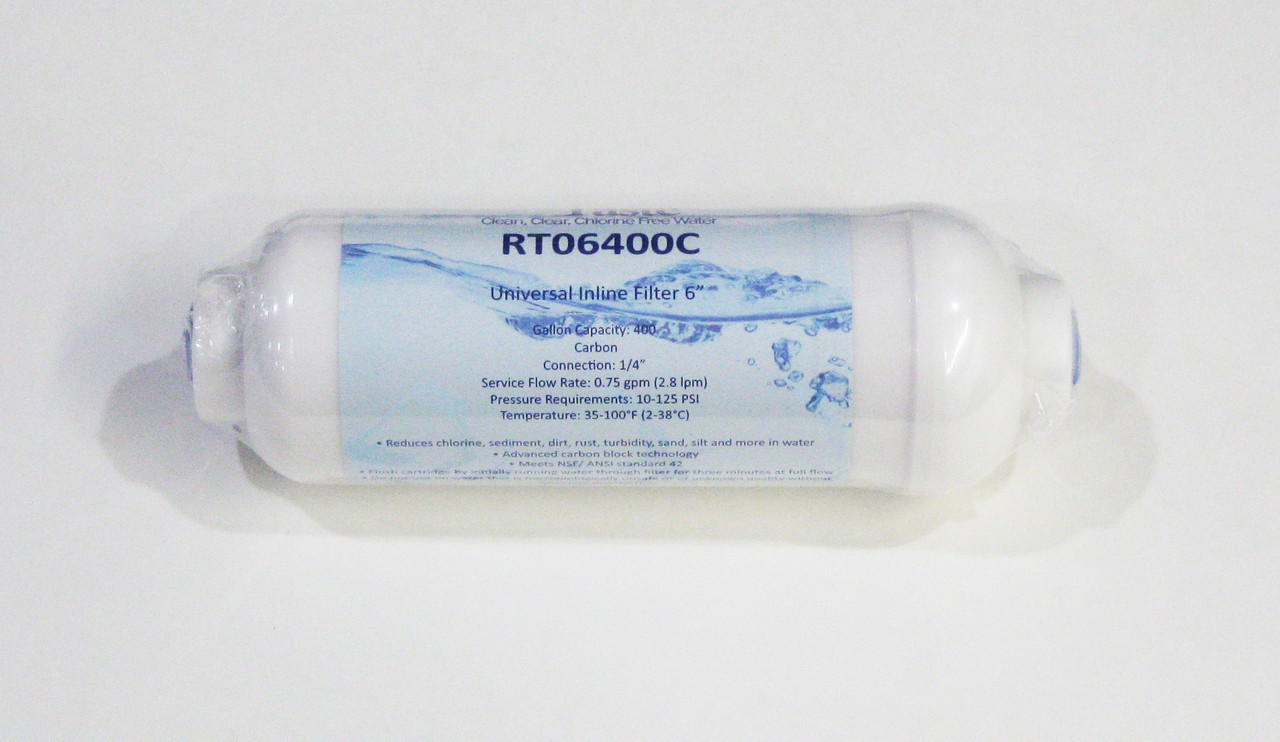 Rite Taste Universal Inline Filter 6" Supply Co RT06400C