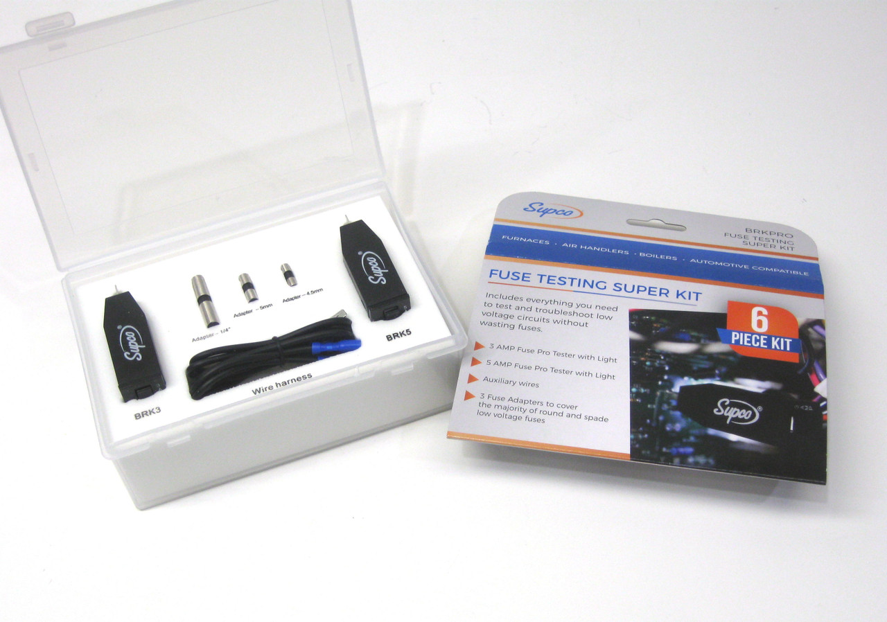Supco Fuse Pro Kit Tester with Light | McCombs Supply Co | BRKPRO