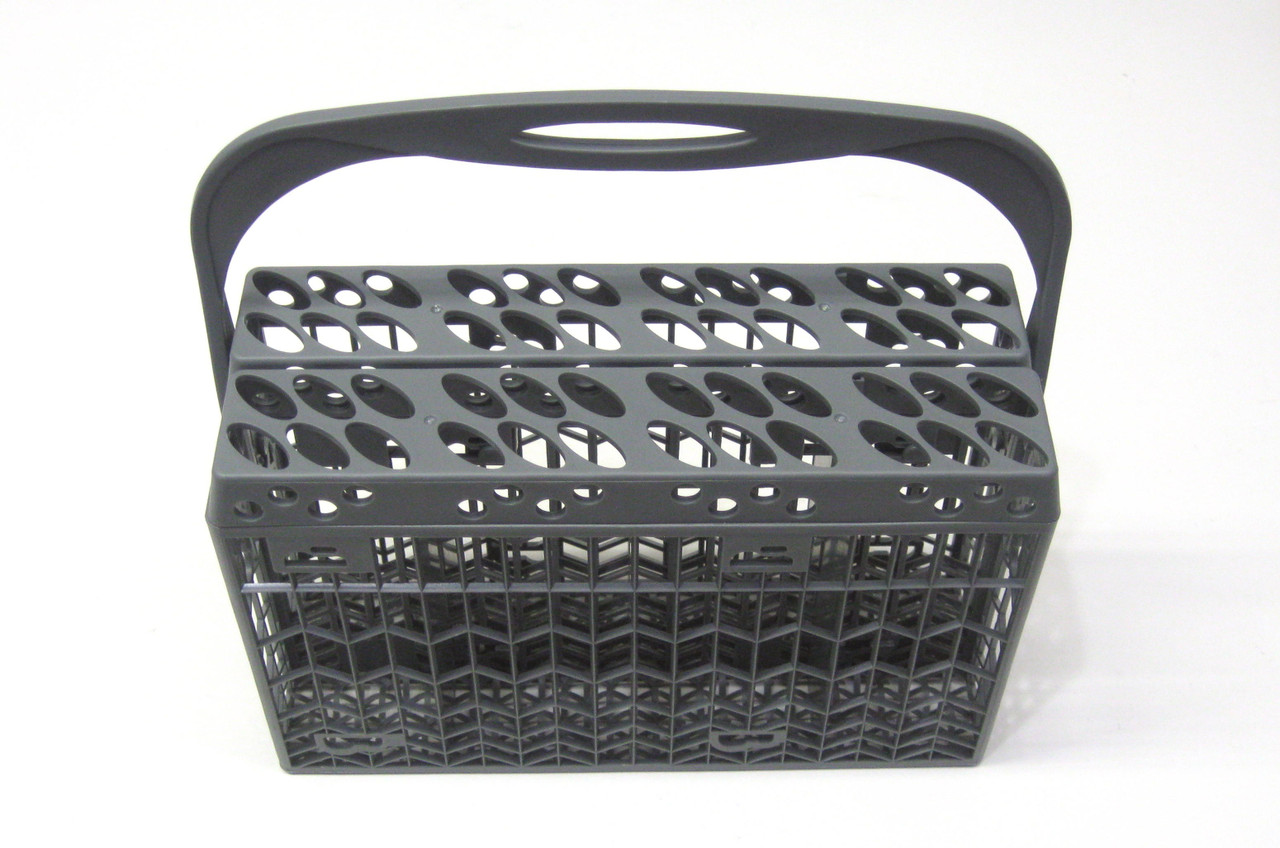 ge dishwasher silverware basket in door