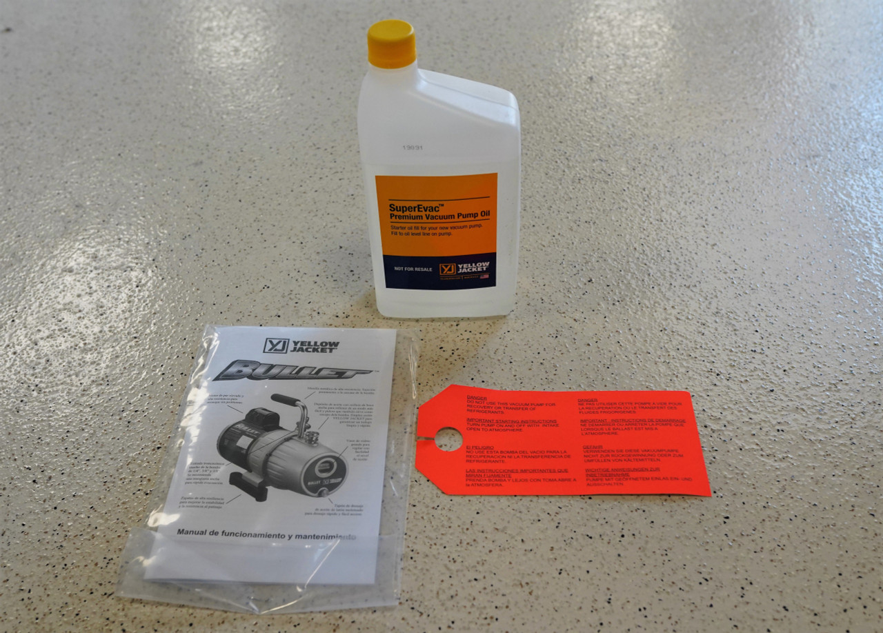 Yellow Jacket 7 CFM Vacuum Pump Supply Co 93600