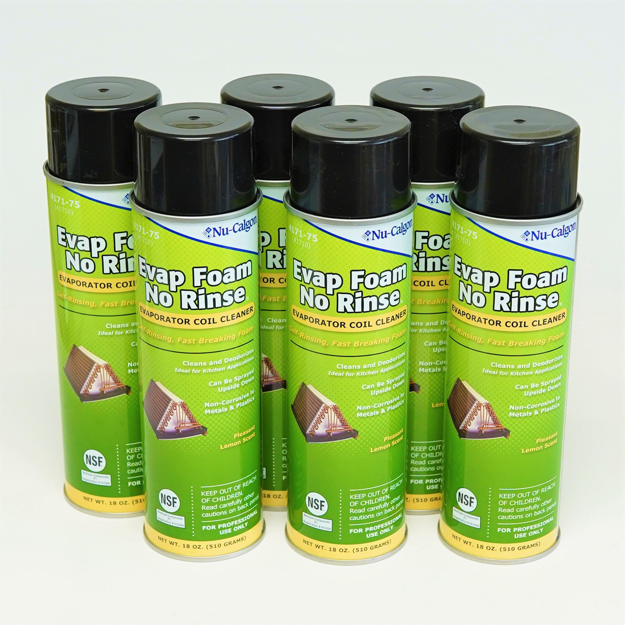 No Rinse Evaporator Coil Cleaner 6 Pack | McCombs Supply Co | 4171-75