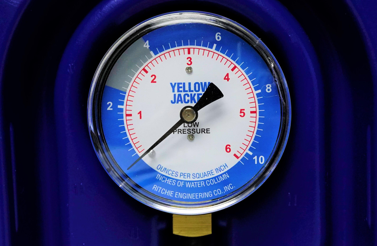 Yellow Jacket Gas Pressure Gauge Kit Supply CO 78055