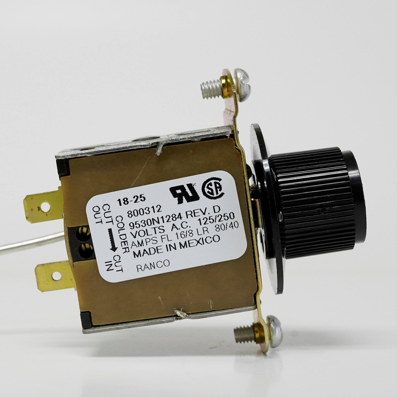 Ranco Thermostat Control for True | McCombs Supply | 9530N1284