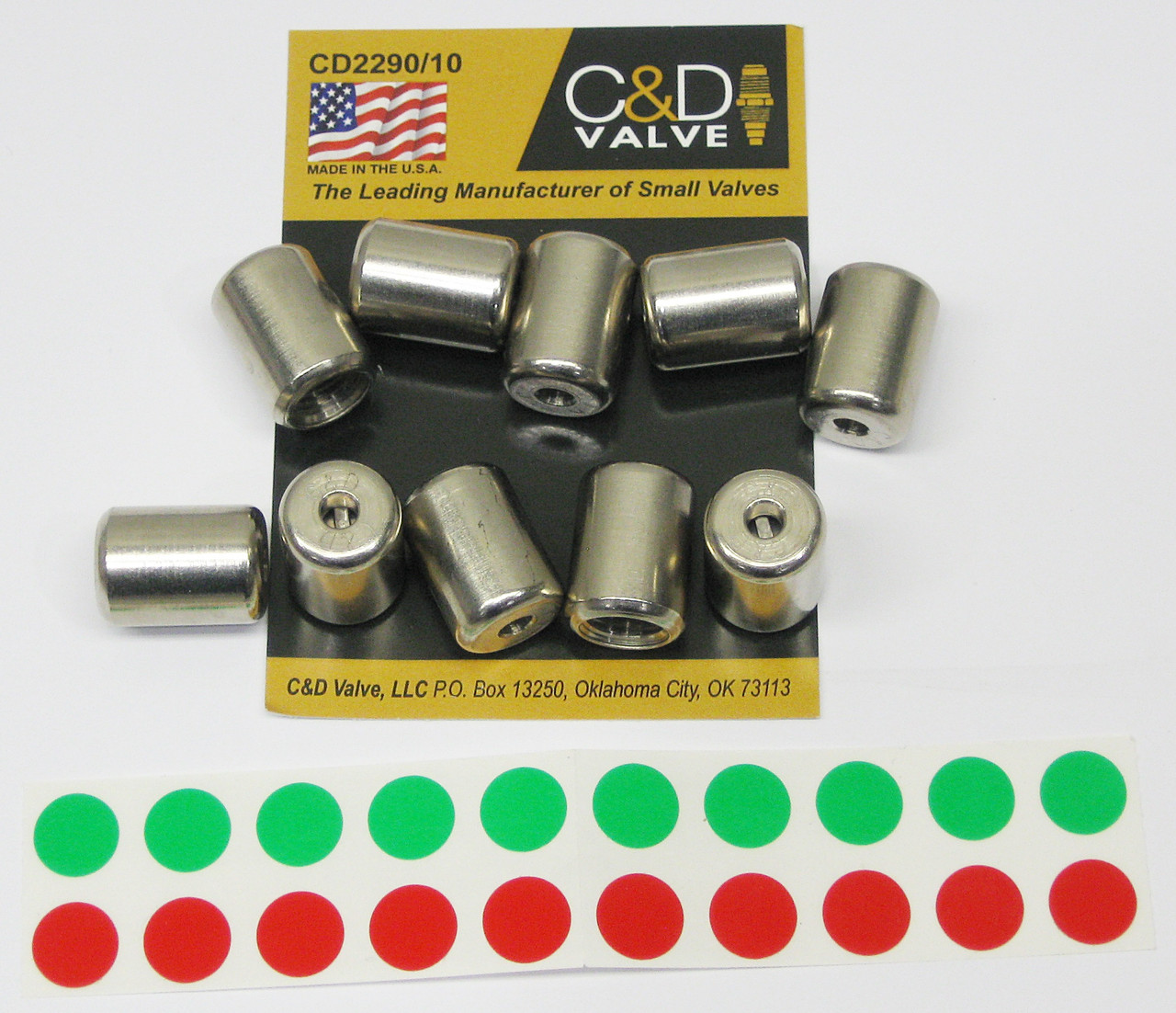 C&D Valve Locking Refrigerant Caps | McCombs Supply Co | CD2290/10