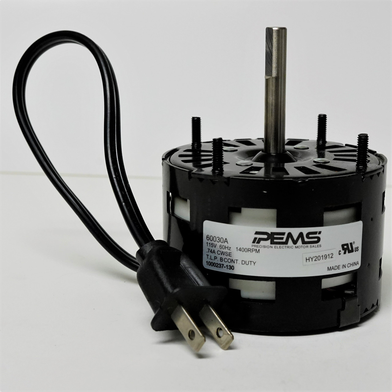 Electric Motor for Penn Vent | McCombs Supply Co | 60030-0
