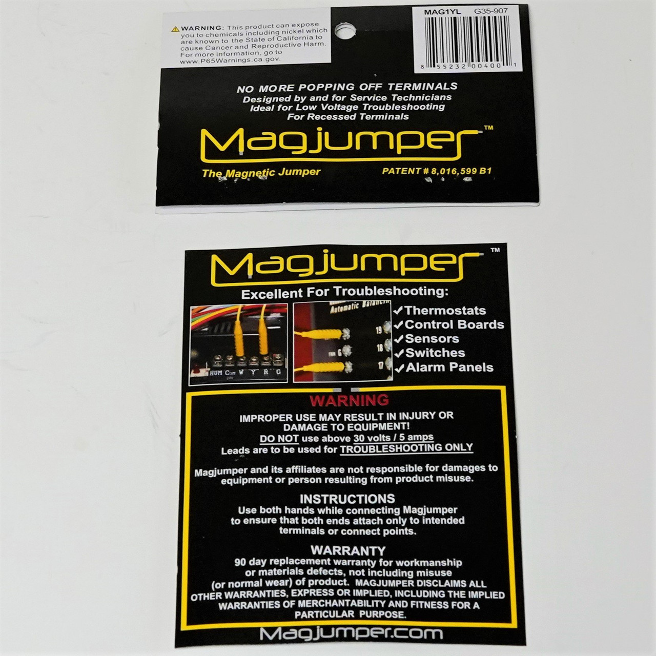 Supco Magjumper Wire Yellow End | McCombs Supply Co | MAG1YL