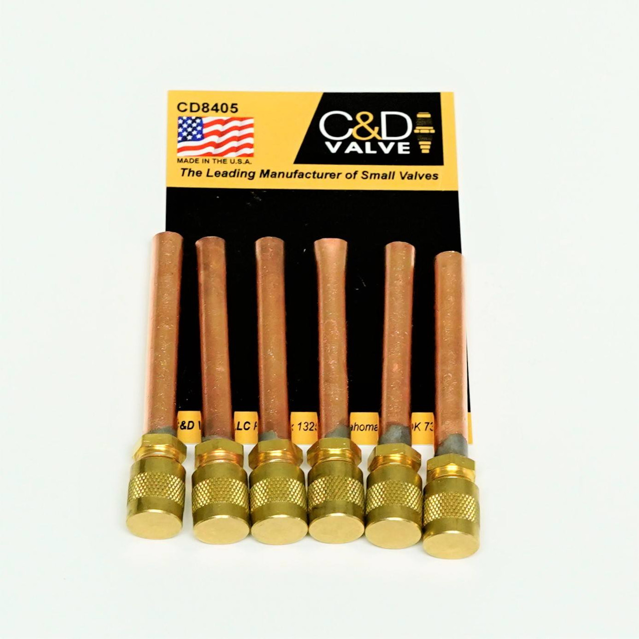 C&D 5/16 Copper Access Valve | McCombs Supply Co | CD8405