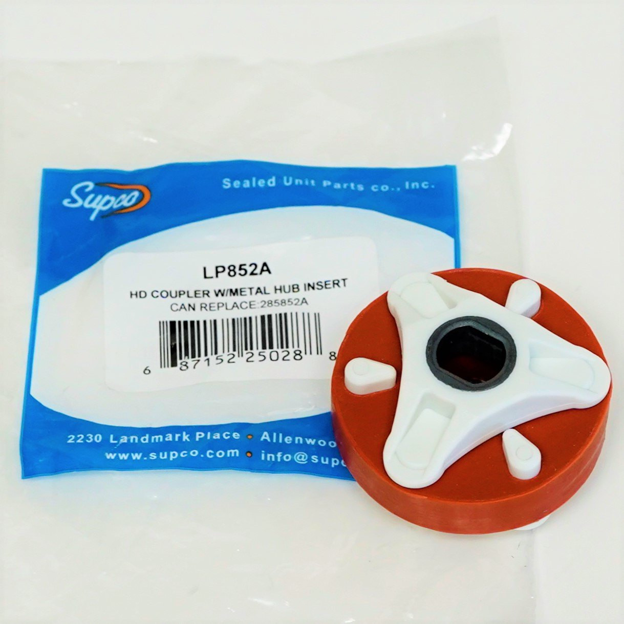 To only  285852 - WHIRLPOOL Coupling, Washer Motor