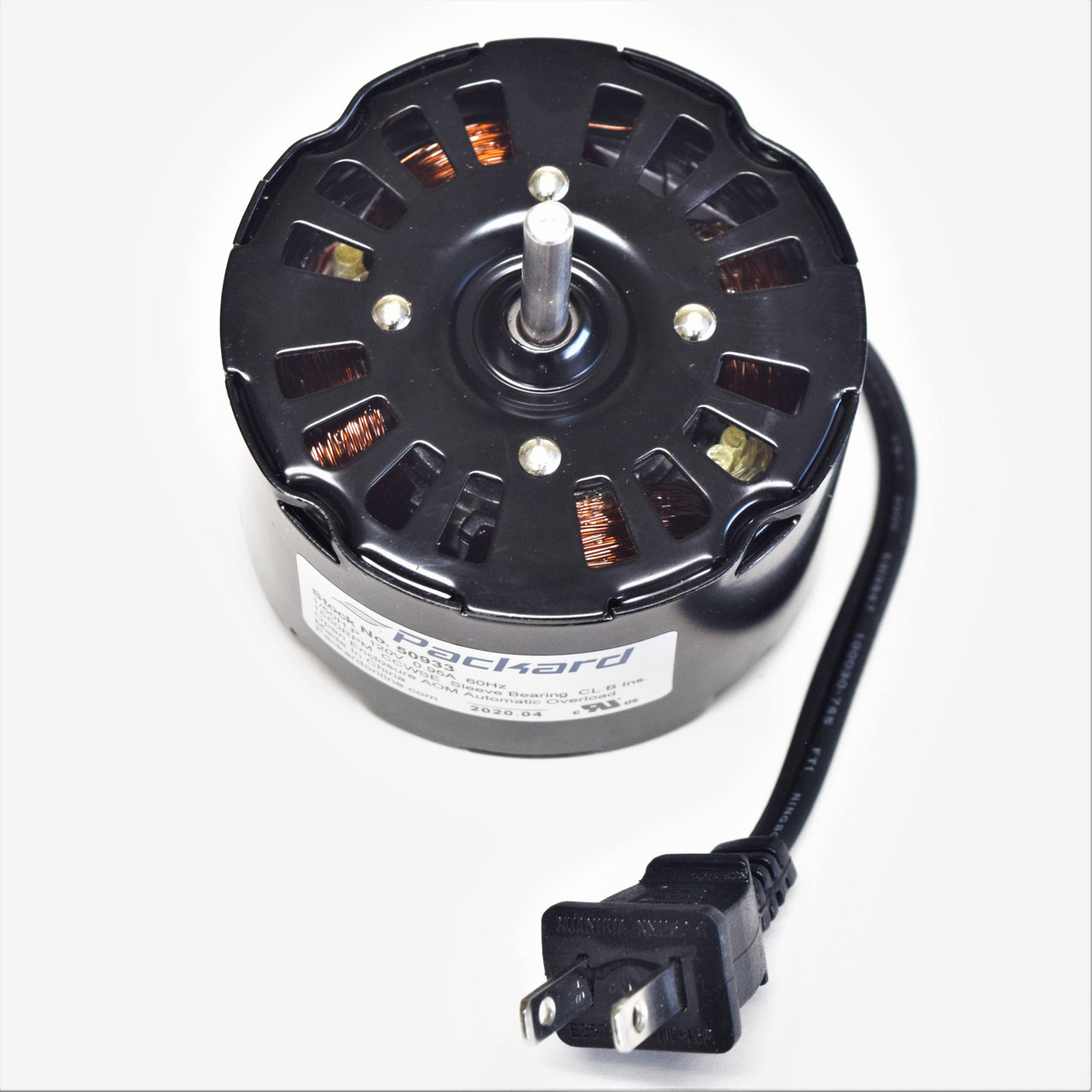 Packard Exhaust Fan Motor | mcCombs Supply Co | 50933