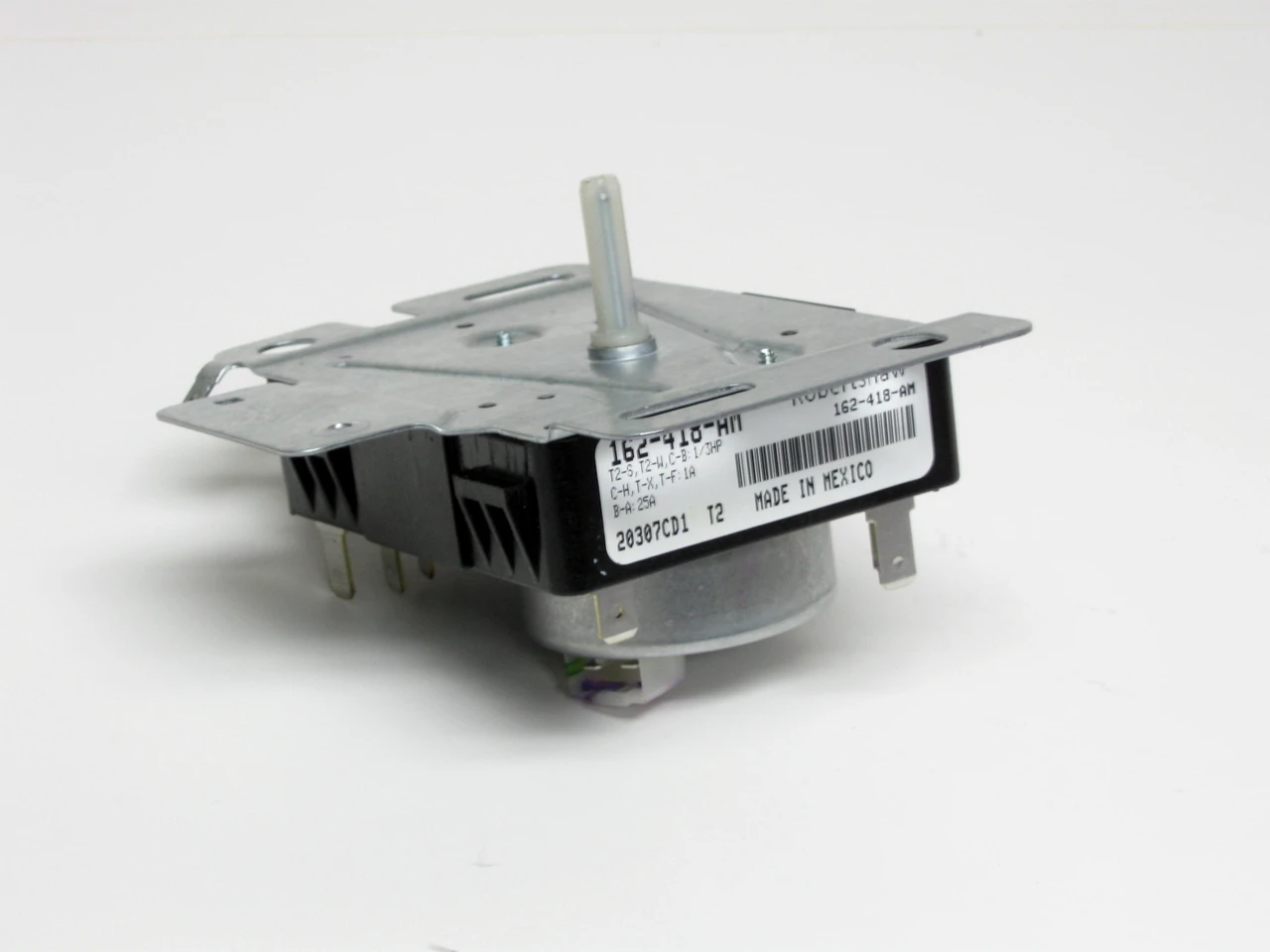 Manopola Timer Lavatrice Whirlpool - Ricambio Bianco Foro 6mm