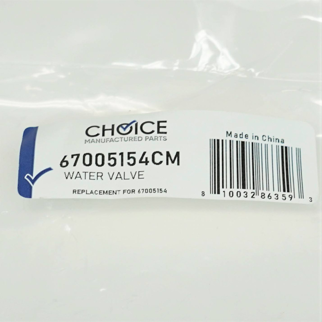 Refrigerator Water Valve for Whirlpool Supply 67005154