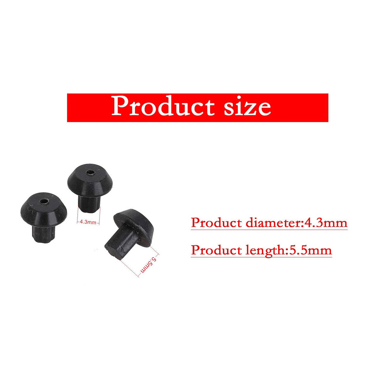 Gas Range Burner Rubber Feet Pack of 16 Supply Co WB2K101