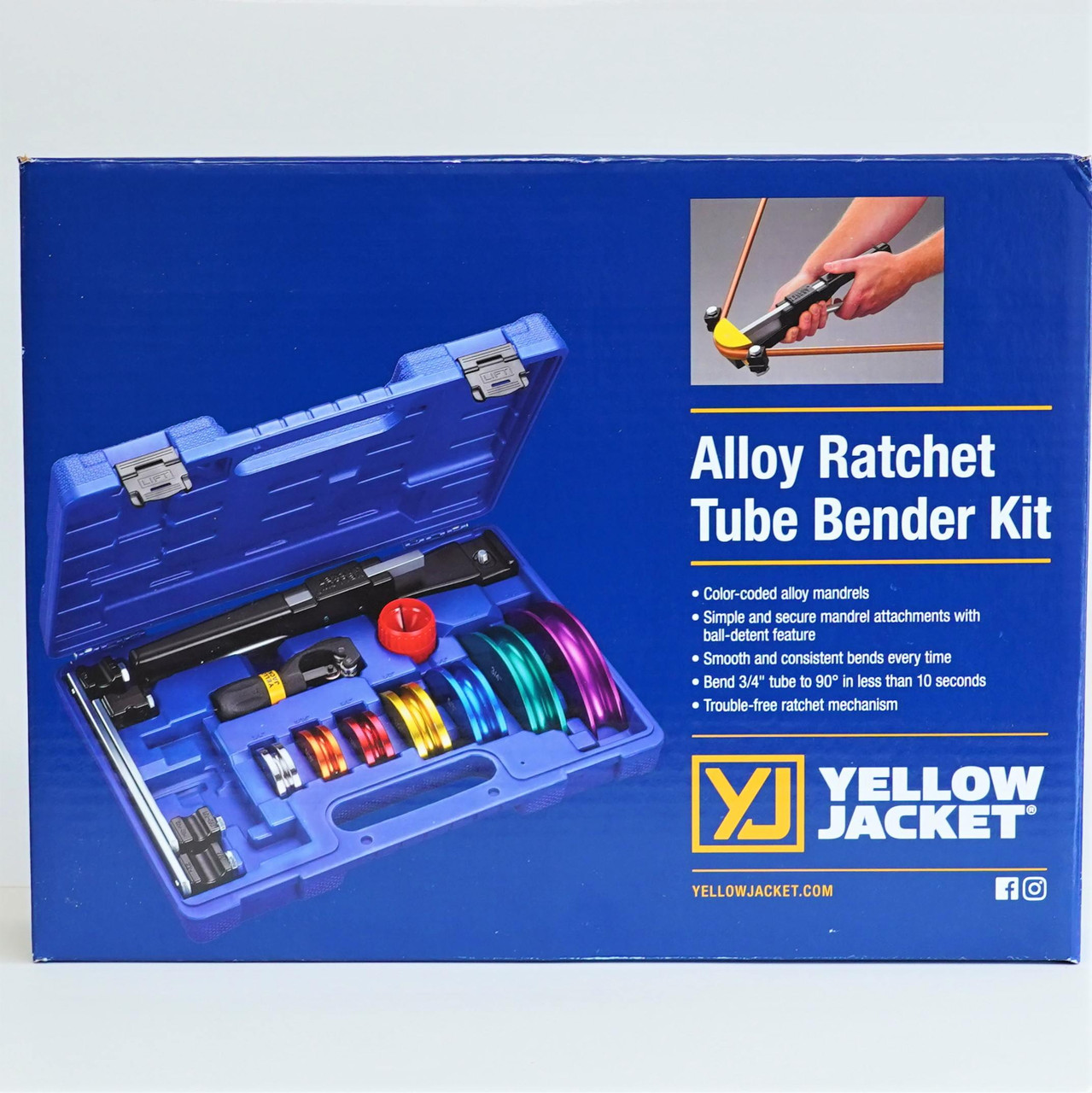Yellow Jacket Ratchet Tube Bender Kit Supply Co 63331