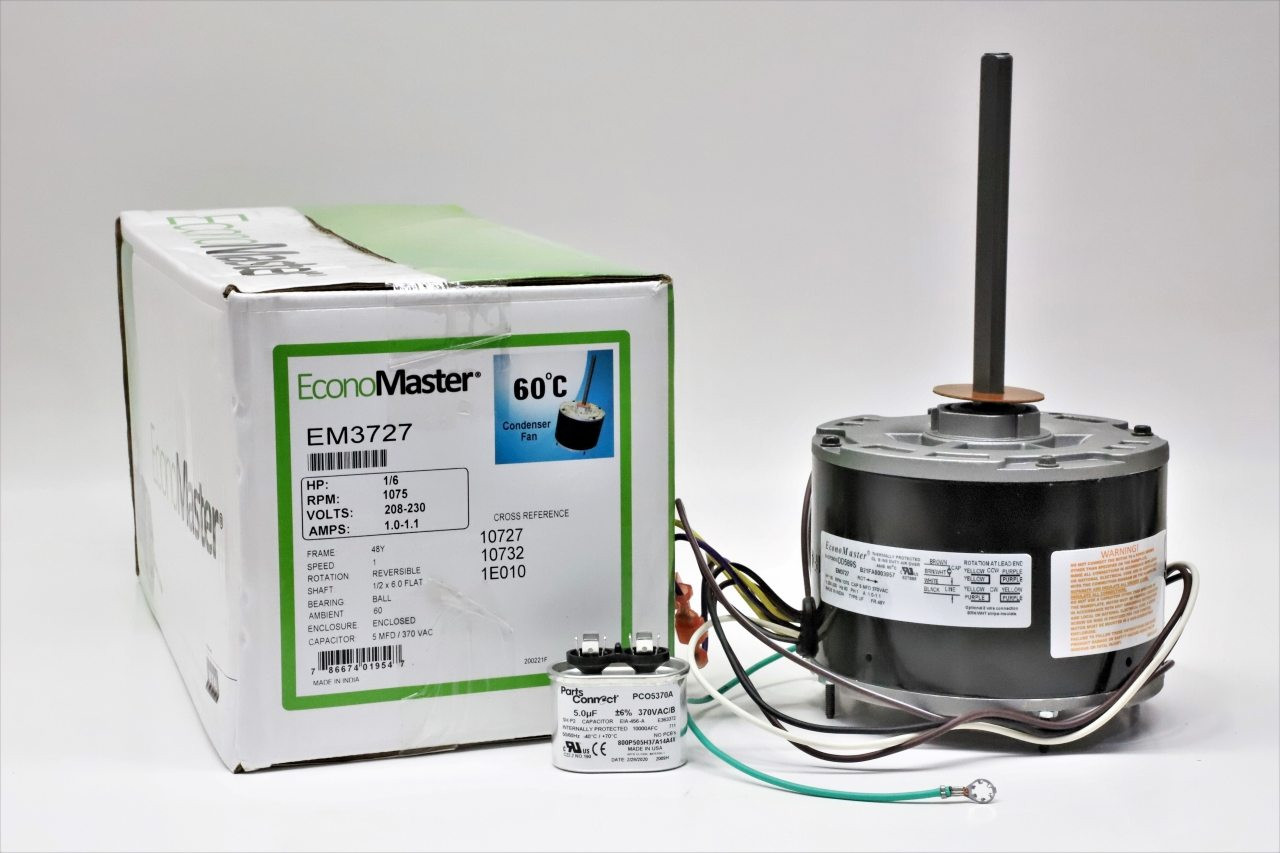 NEW A/C EMERSON Fan MOTOR 1/6 1/8 HP 220 volt 1859 NEW A/C EMERSON Fan MOTOR 1/6 1/8 HP 220 volt 1859