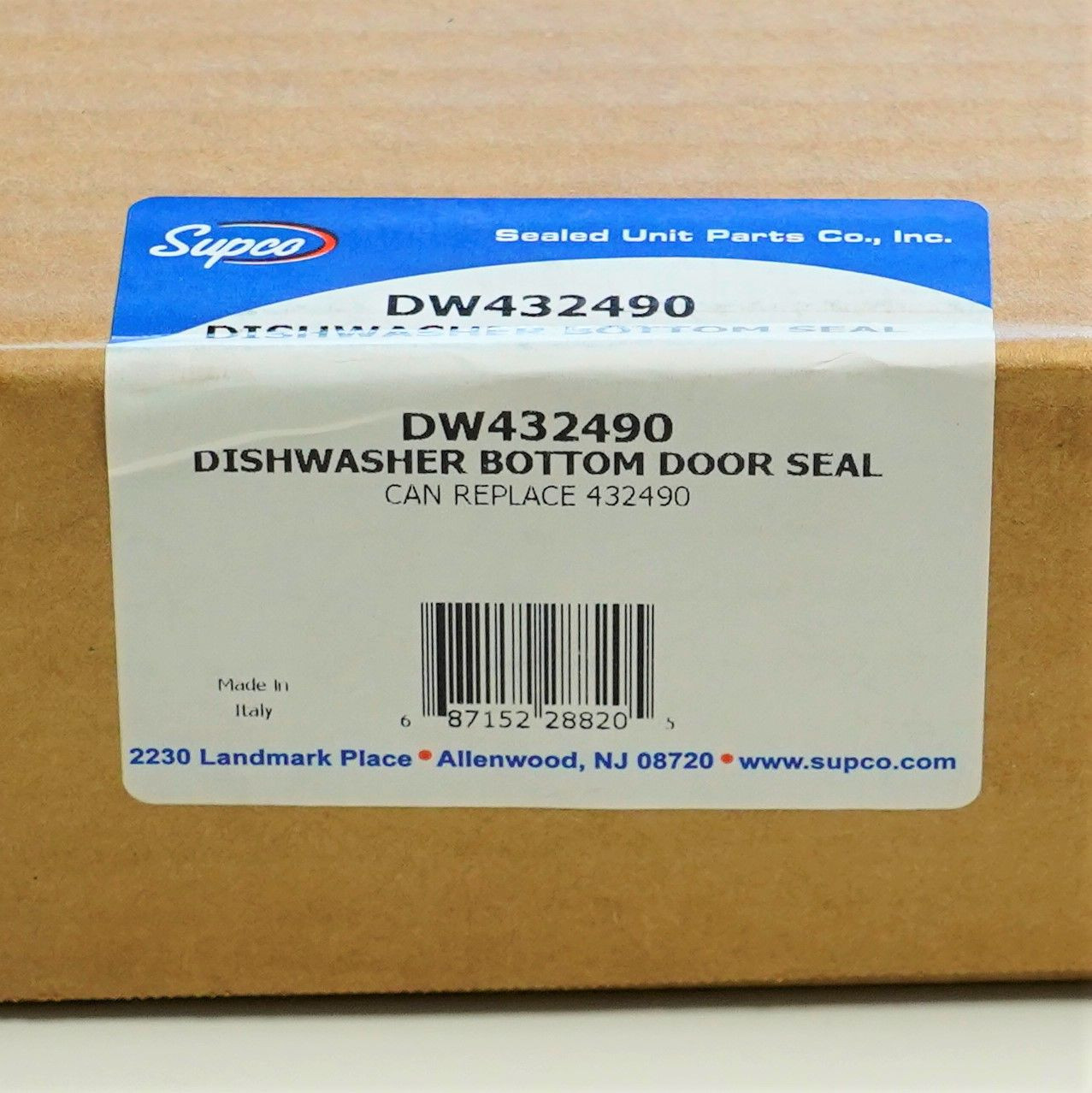 Dishwasher Lower Door Seal for Bosch Supply Co 432490