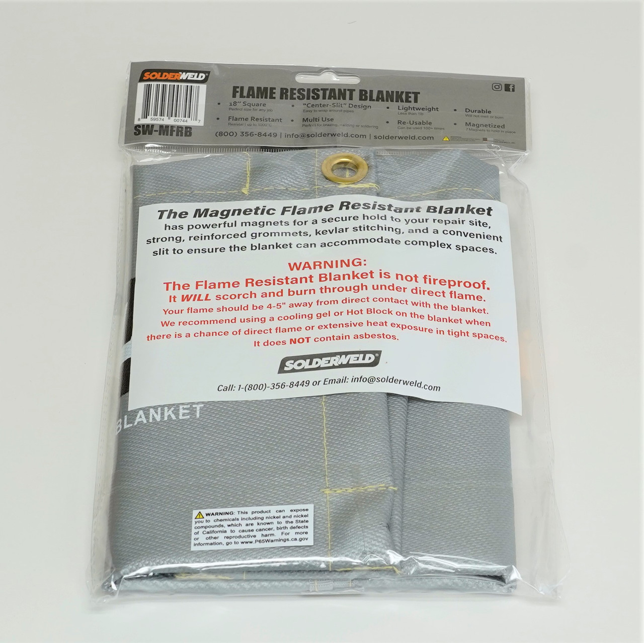 SolderWeld Flame Resistant Blanket | McCombs Supply | SW-MFRB