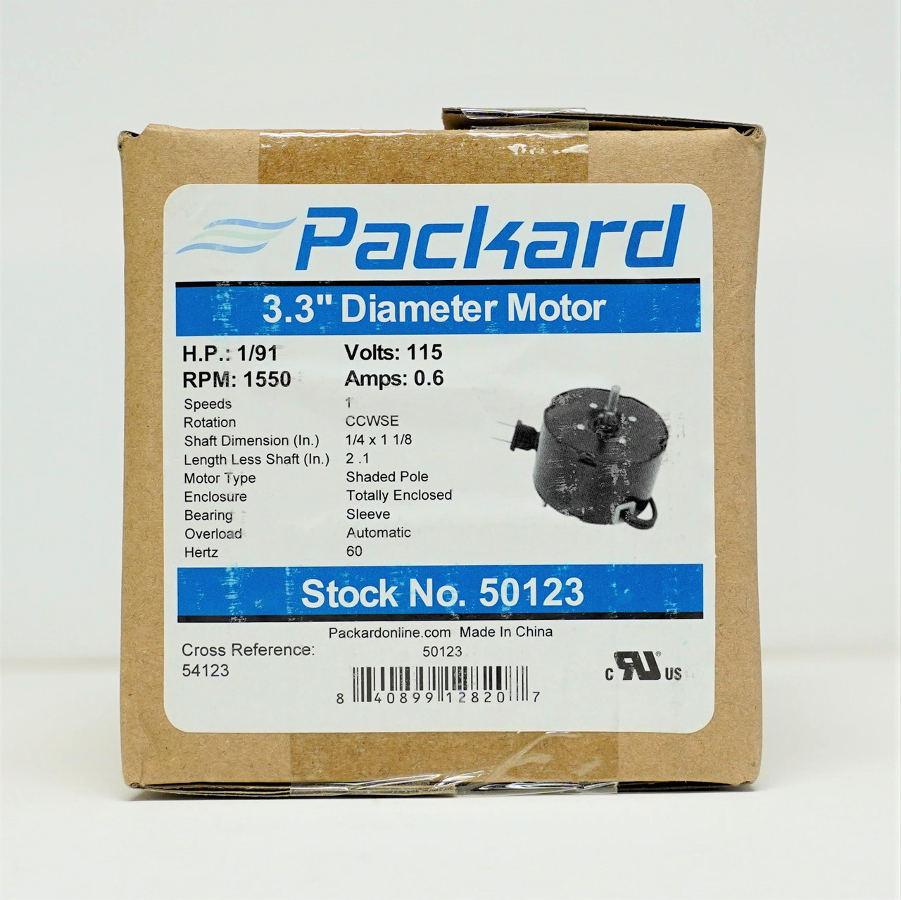 Bathroom Vent Fan Motor For Nutone 58123 54257 | McCombs Supply Co