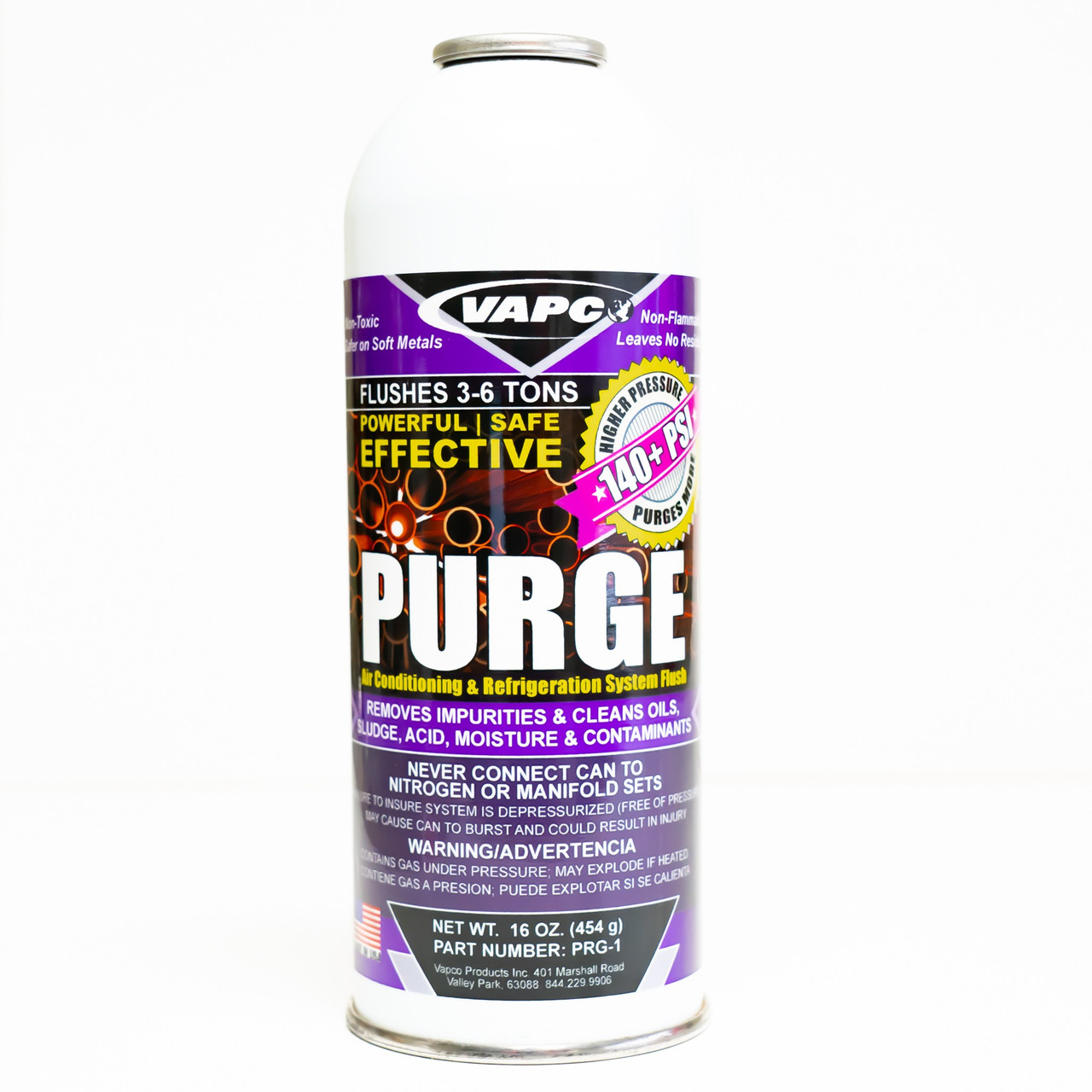 Vapco Purge Line Set Flush Starter Kit Supply Co PRG1K