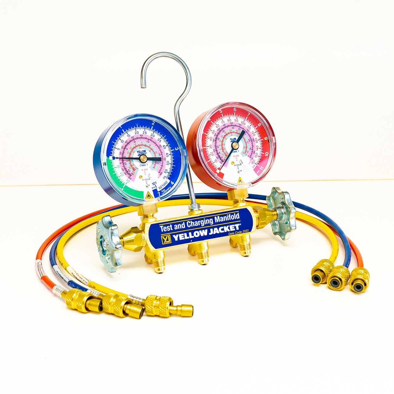 Yellow Jacket Charging Manifold with Hoses | McCombs Supply Co | 41868