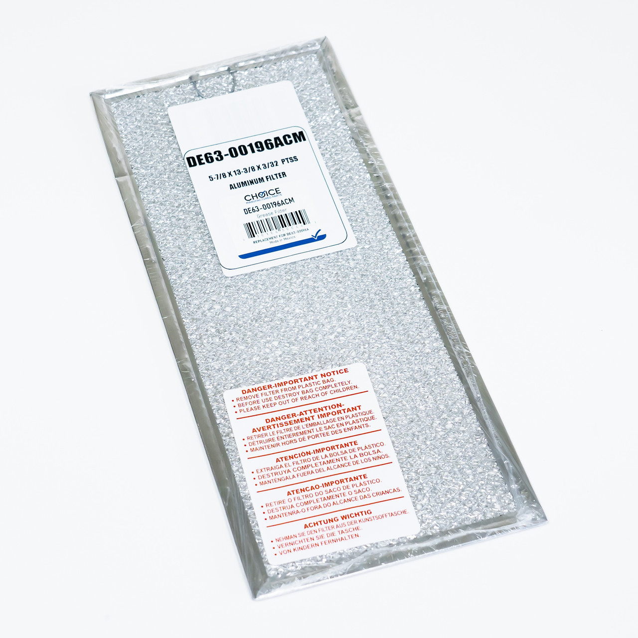 Omaeon Microwave Grease Filter WB06X10596 – Replacement For GE, Samsung & More