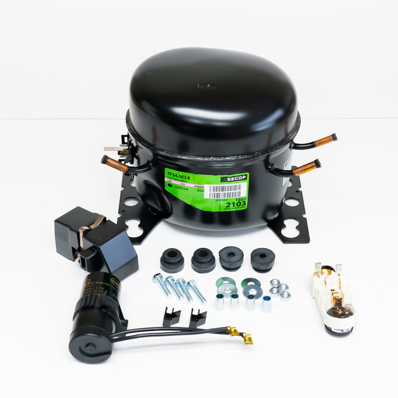 Secop Refrigeration Compressor 1/4HP | McCombs Supply Co | TFS4.5CLX