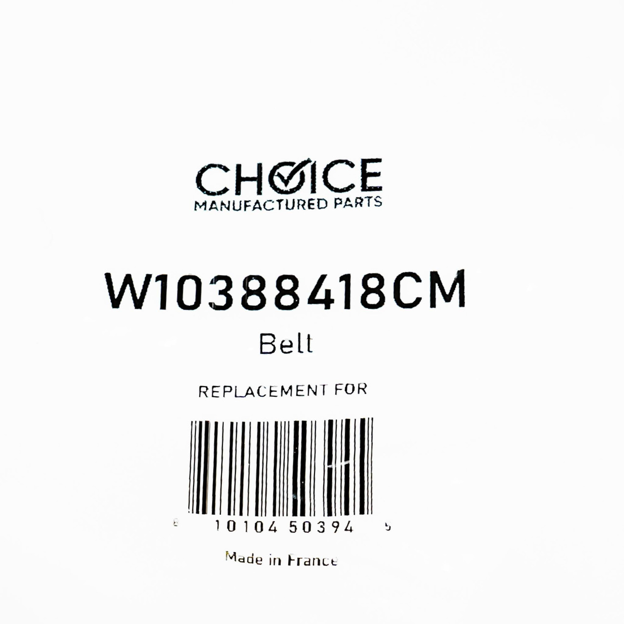 Supco LB8418 Waschmaschinenriemen – Ersatz Für Whirlpool, Sears, Kenmore & Mehr, Inkl. W10388418