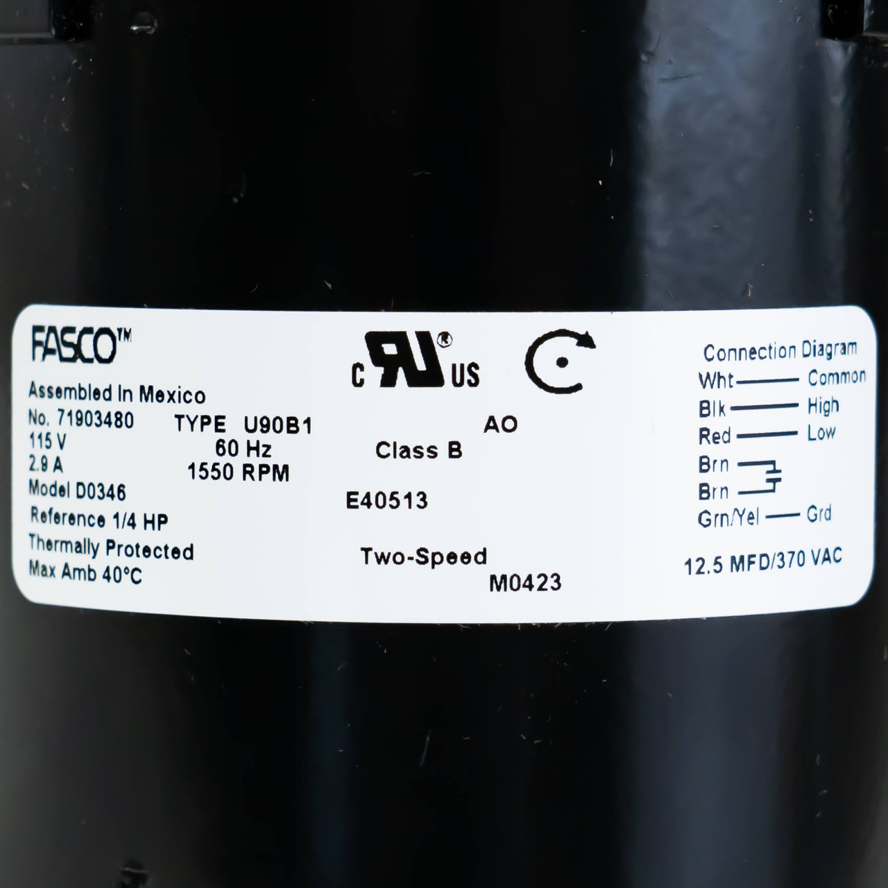 ファイアデビル　ワンドロップ×MFD Fasco Replacement Motor for Penn Vent | McCombs Supply Co