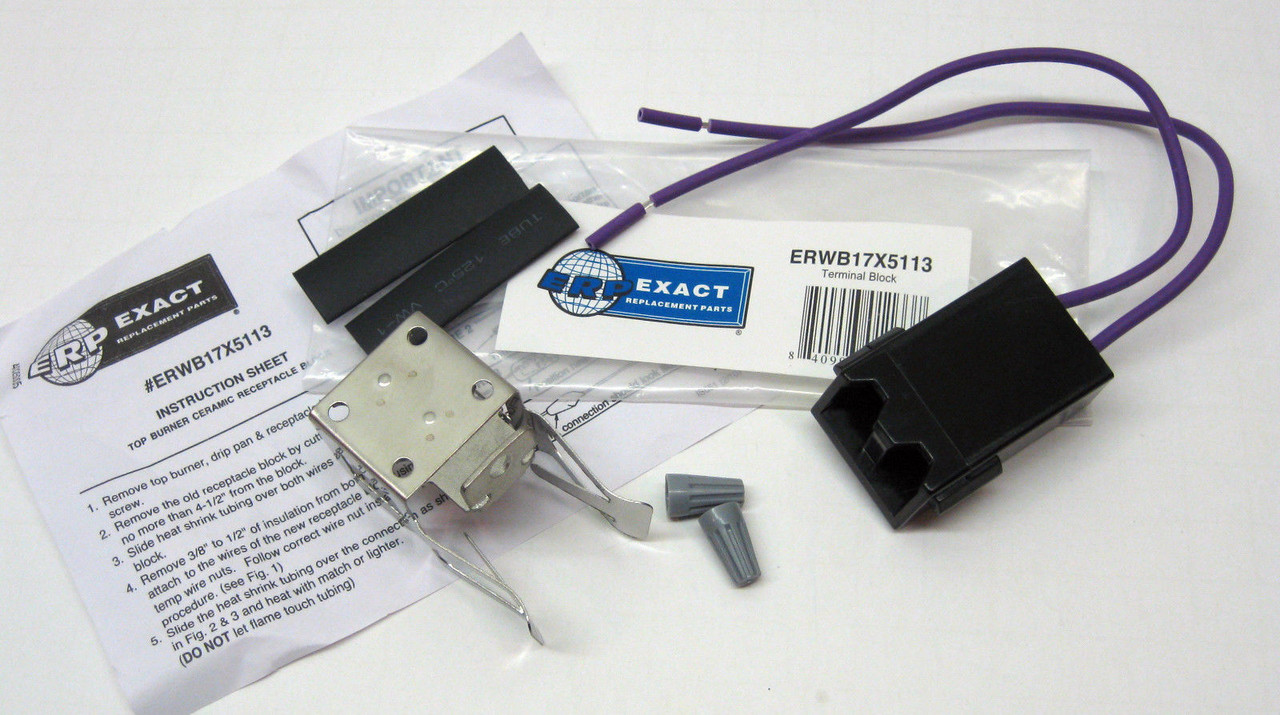 GE Range Burner Receptacle Supply Co WB17X5113