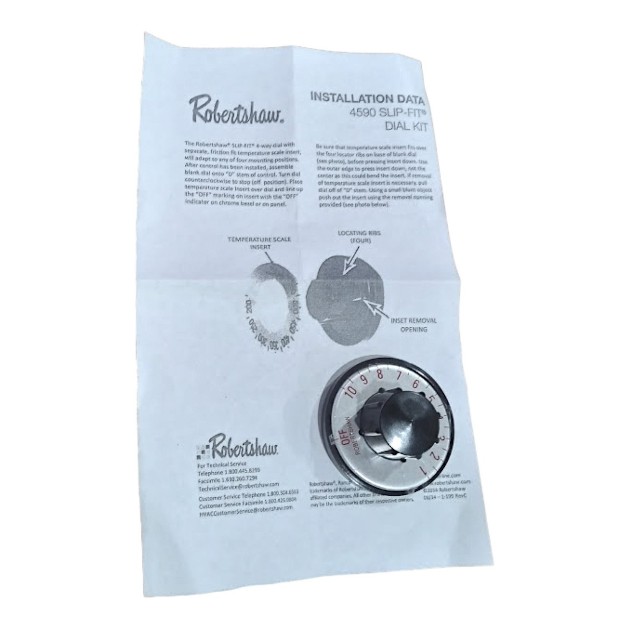 Robertshaw Electric Thermostat SJ-170-36 | McCombs Supply | 5300-500