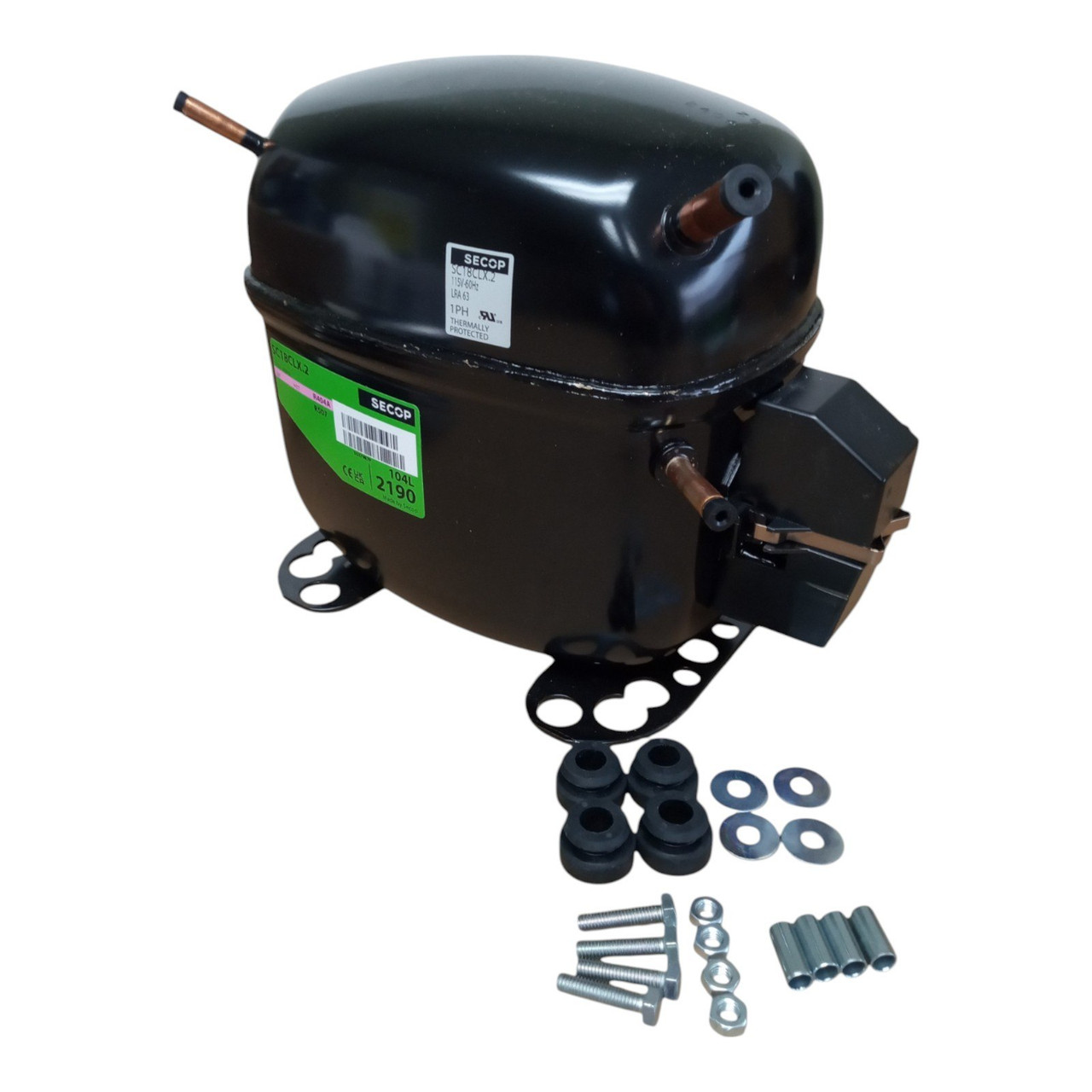 Secop Refrigeration Compressor 3/4HP | McCombs Supply Co | SC18CLX.2