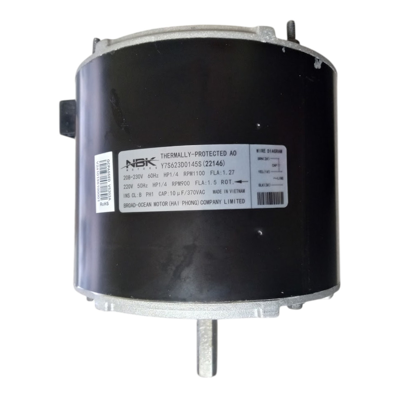HVAC Condenser Motor 1/4HP for Carrier | McCombs Supply Co | 22146
