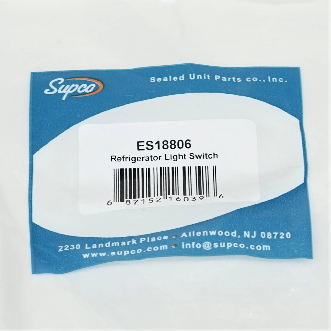 Refrigerator Door Light Switch for GE Supply Co ES18806