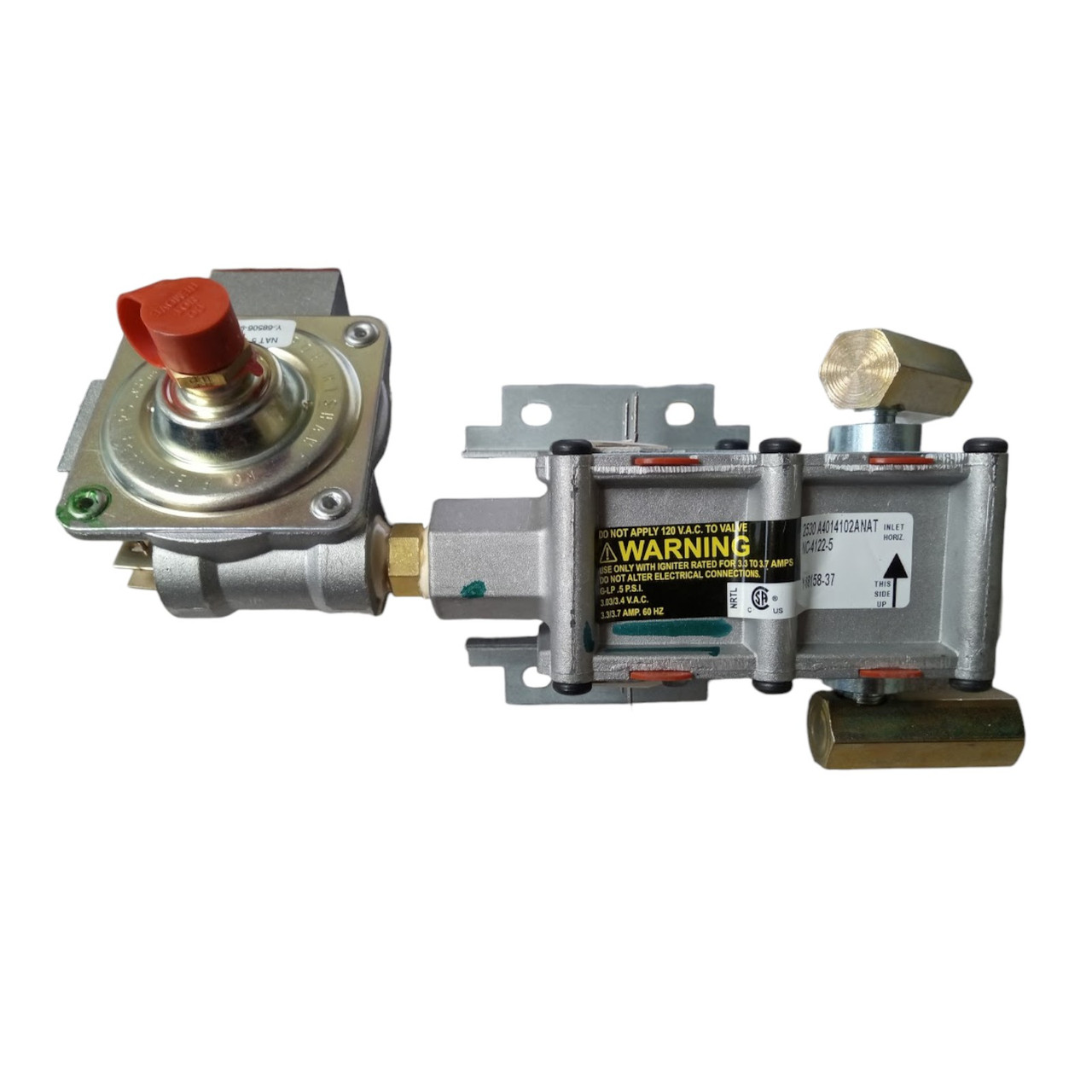 Robertshaw Y-68158-37 Gas Valve & Regulator Assembly
