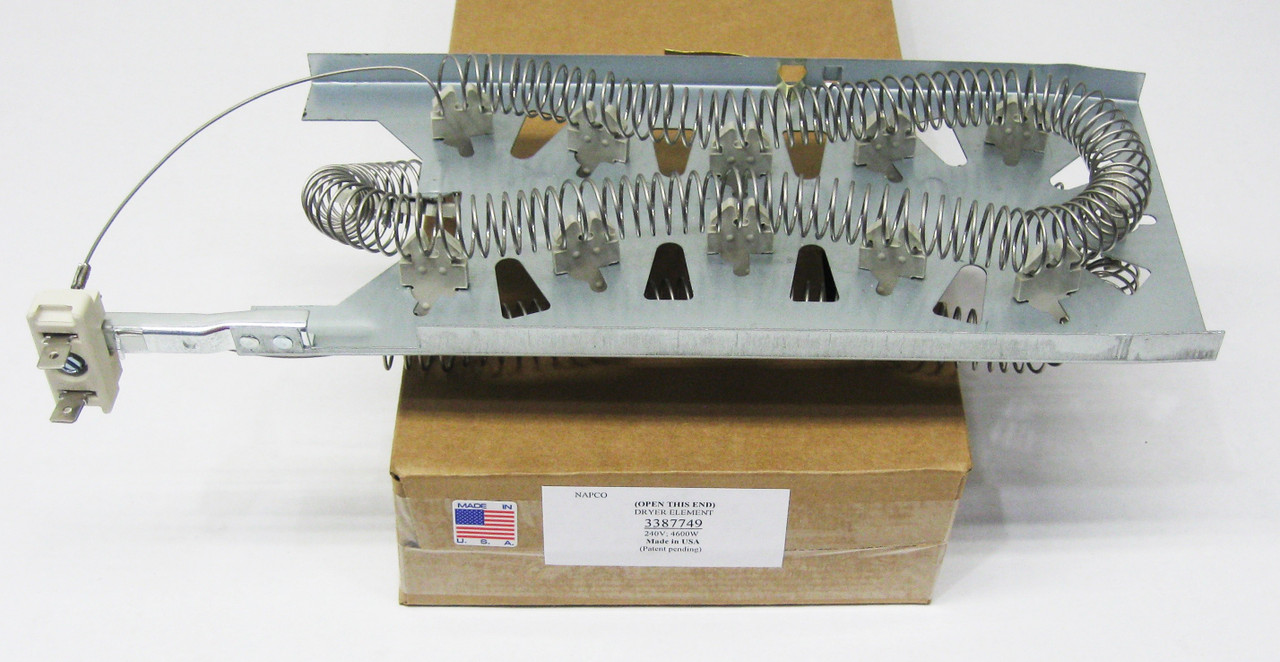 Dryer Heater Element for Whirlpool | McCombs Supply Co | 3387749