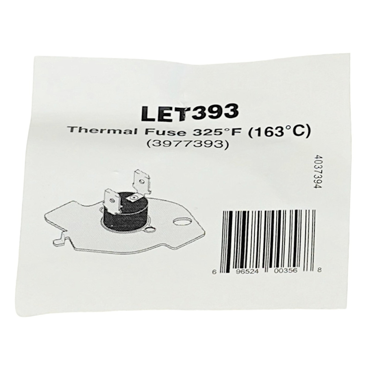 Dryer Thermal Fuse for Whirlpool | McCombs Supply | 3977393