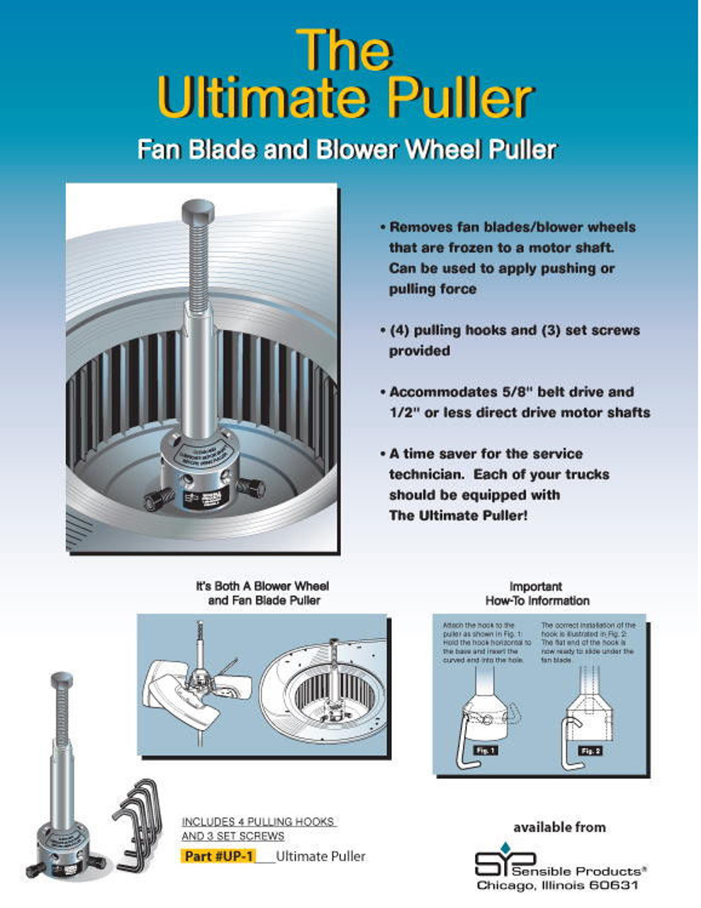 Ultimate Puller for Blades and Blowers Supply Co UP1