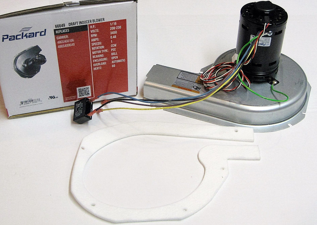 Draft Inducer Furnace Blower Motor | McCombs Supply Co | 66649