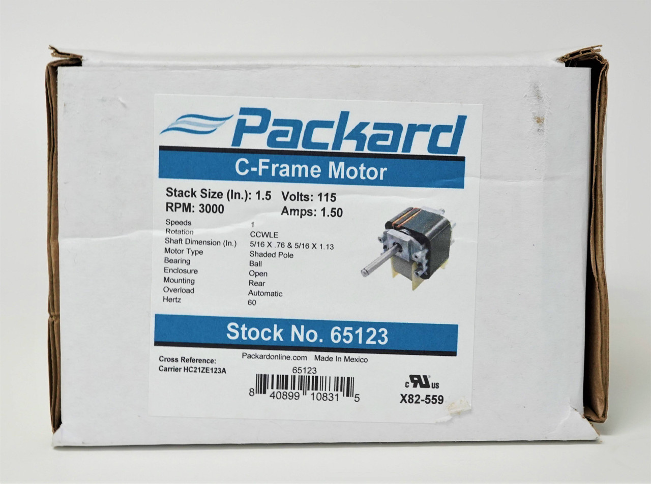 TJ BLAND｜DRAFT PAC 156 HC21ZE123A HC21ZS123 HC21ZE123 Draft Inducer Motor for