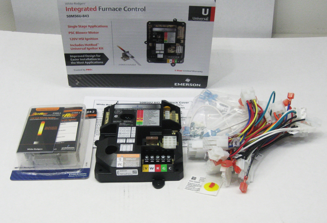 White-Rodgers Furnace Control Module Kit | McCombs Supply | 50M56U-843 | White Rodgers Ignition Control Wiring Diagram | | McCombs Supply